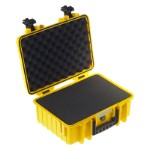 OUTDOOR kuffert i gul med skum polstring 385x265x165 mm Volume: 16,6 L Model: 4000/Y/SI